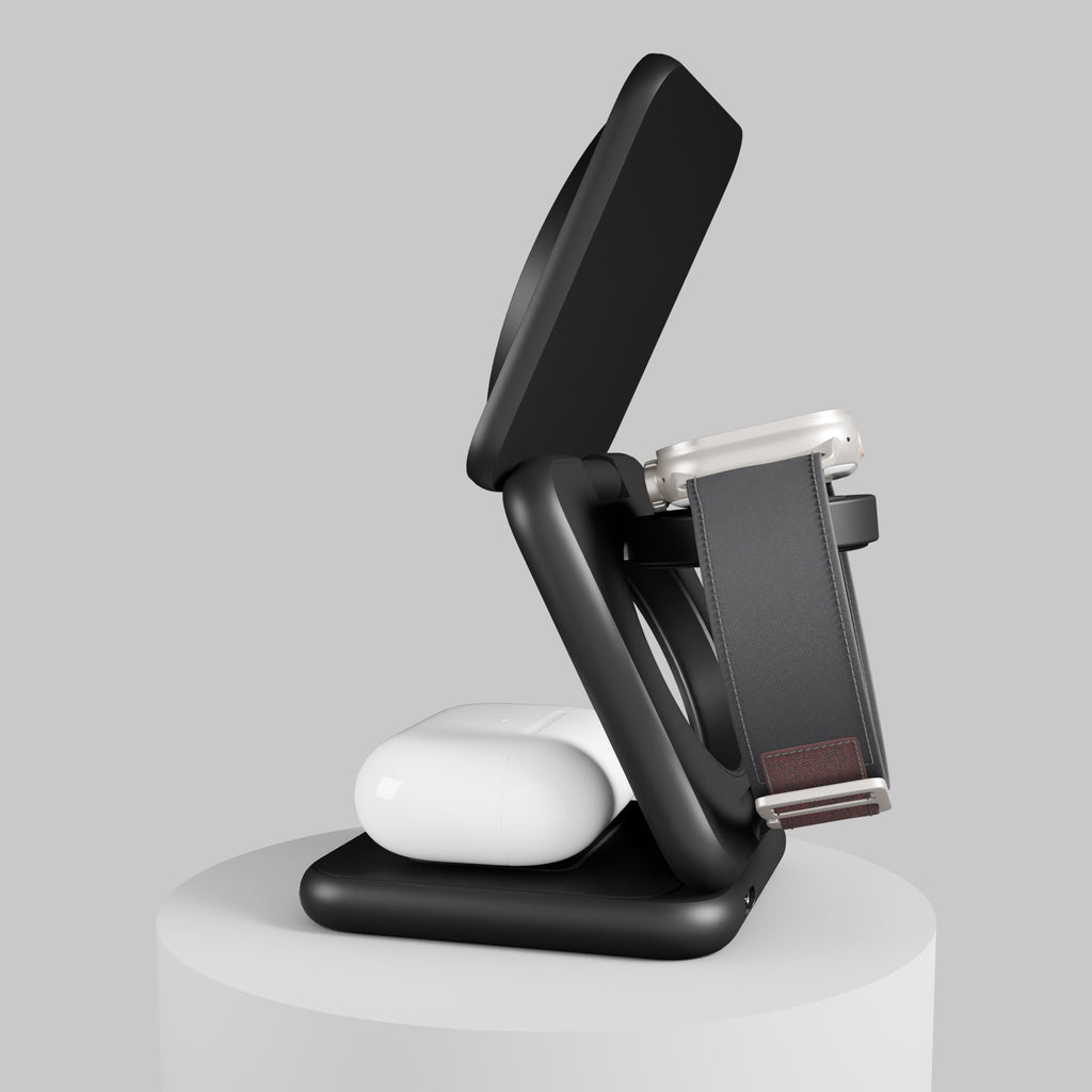 Qi2 3-in-1 Folding Wireless Charging Stand