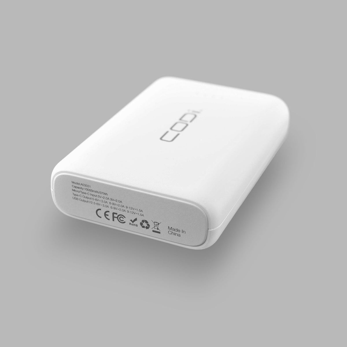 10,000mAh Quick Charge Power Bank by CODi
