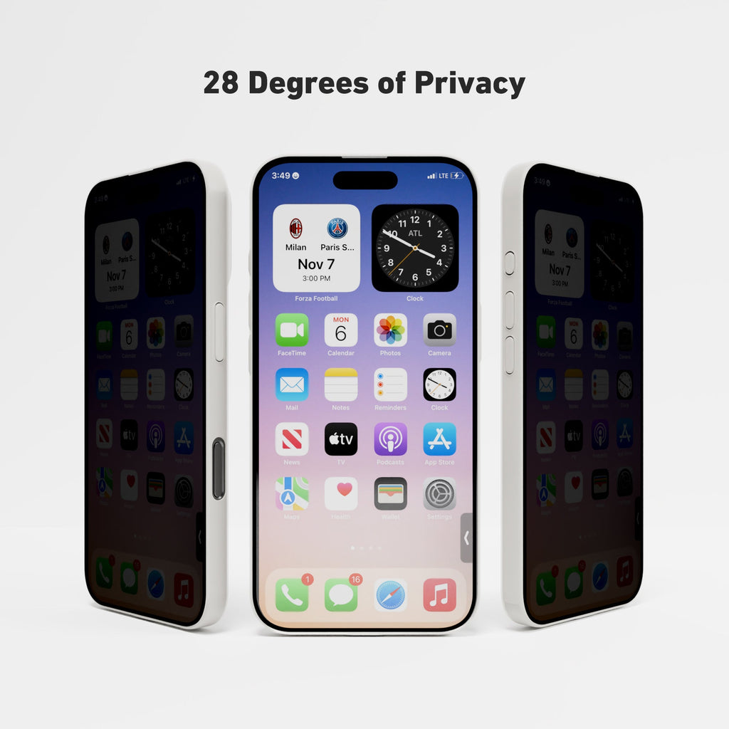 iPhone 16 Privacy Glass Screen Protector