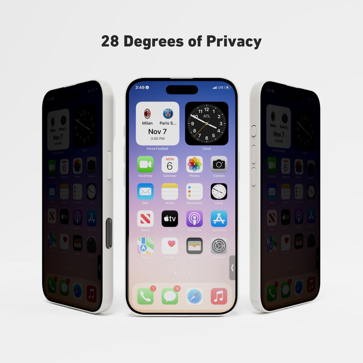 iPhone 16 Pro Max Privacy Glass Screen Protector